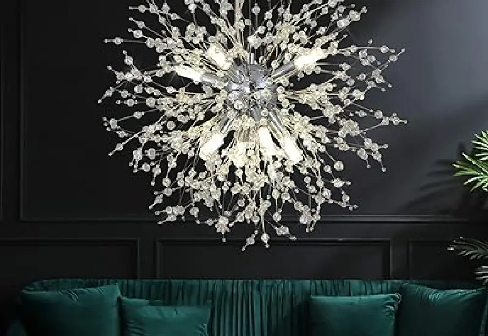 bronze crystal chandelier